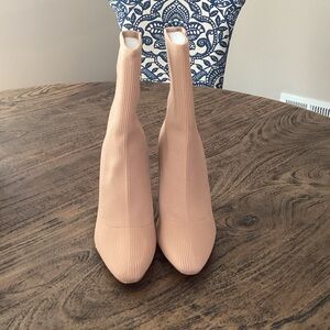 Journee Collection Tan Heeled Sock Boots